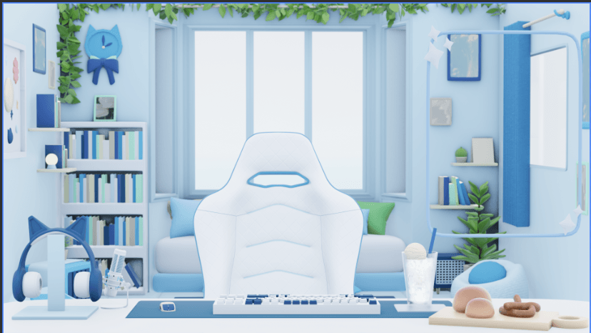 작은 잎 스튜디오 블루 썸네일 1