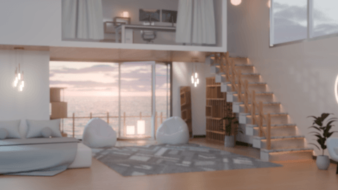 [방송 배경]  4K Basic Room_Day (4color) 썸네일 1