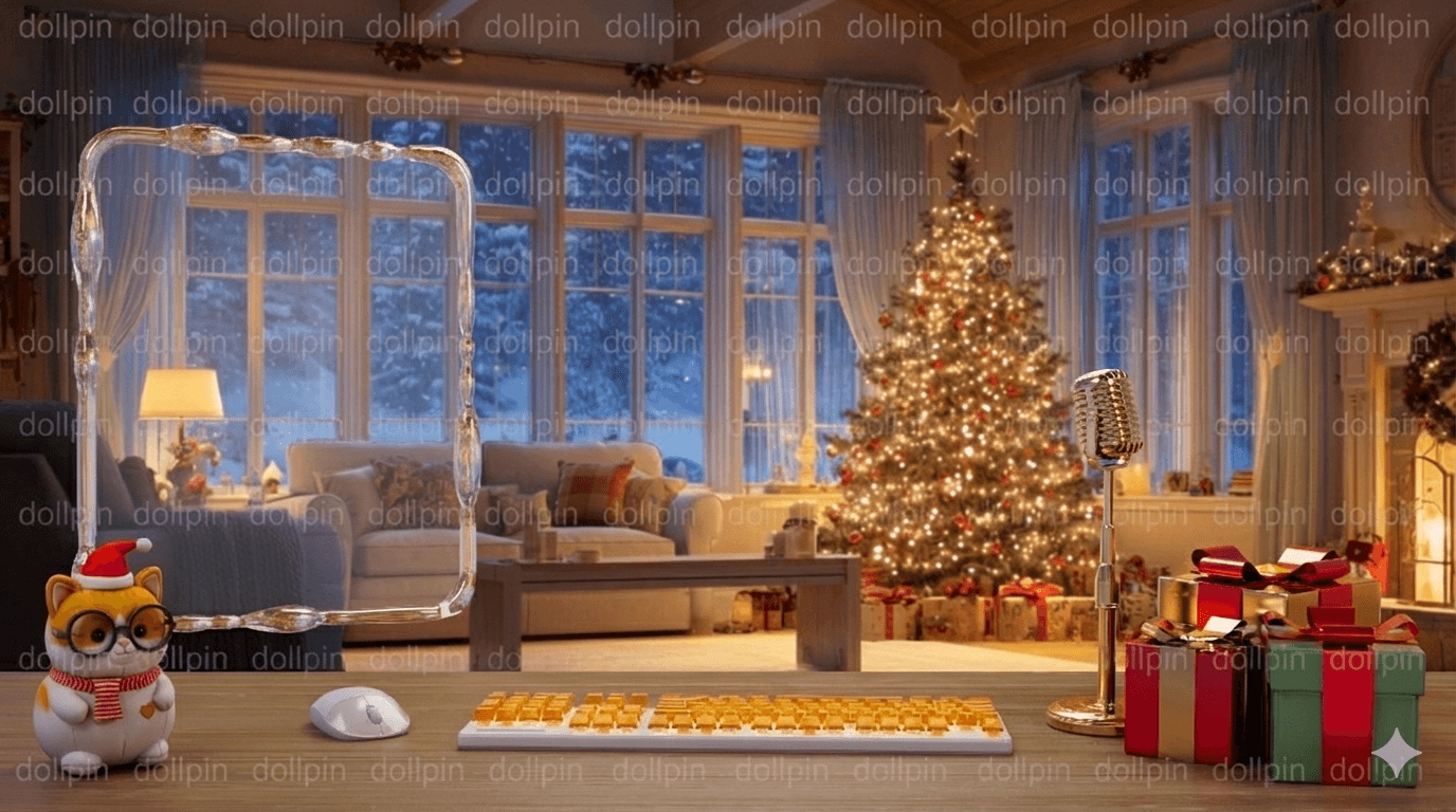 크리스마스 배경 3종 세트/christmas room set /방송배경세트 썸네일 4