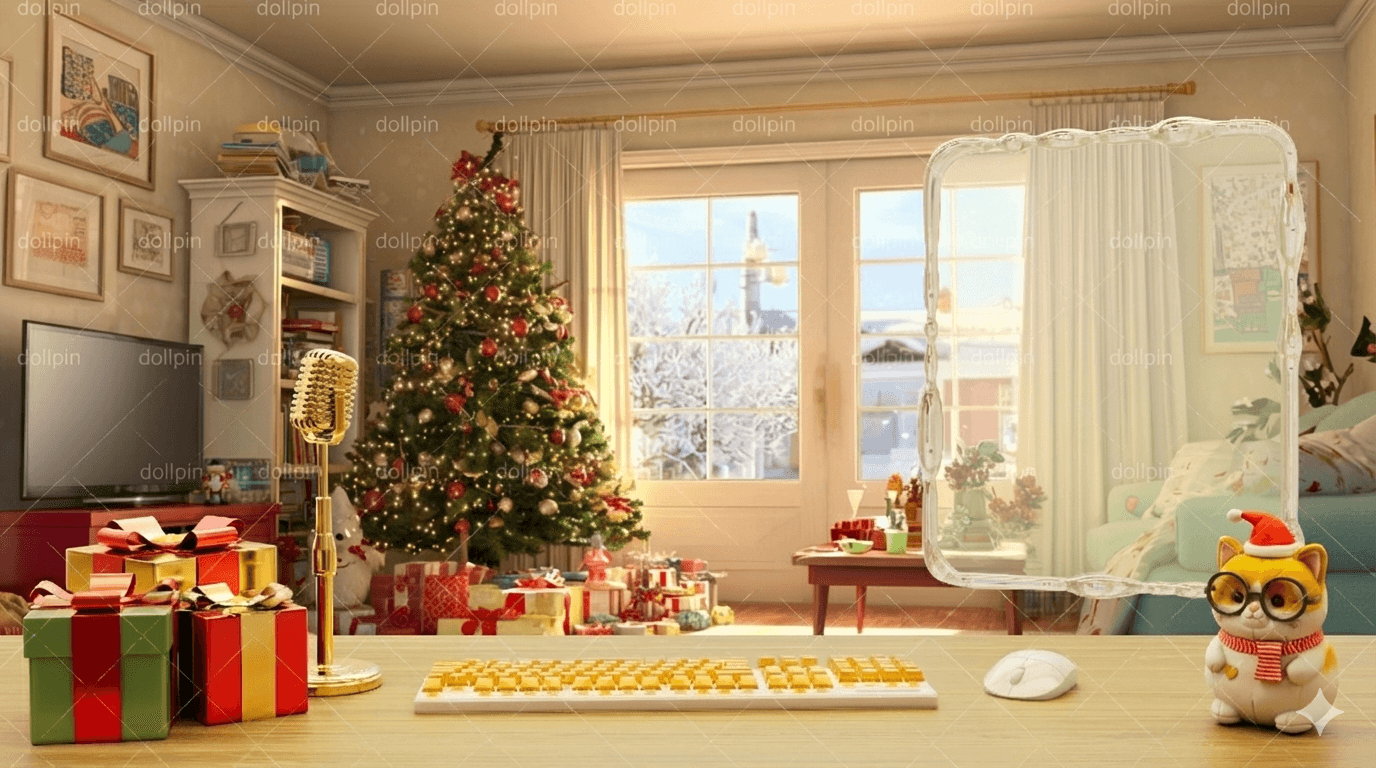 크리스마스 배경 3종 세트/christmas room set /방송배경세트 썸네일 2