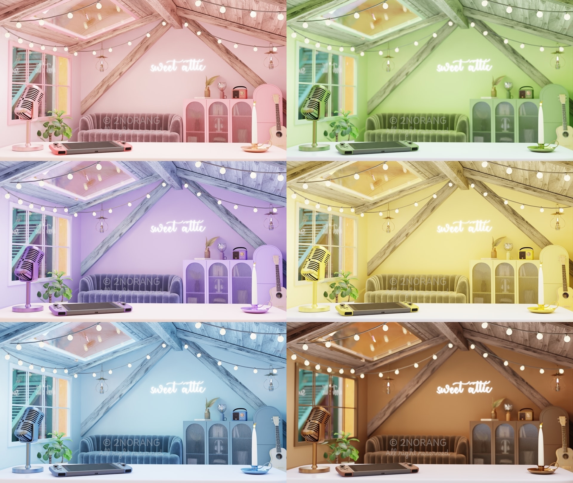[배경화면] Sweet Attic 썸네일 6