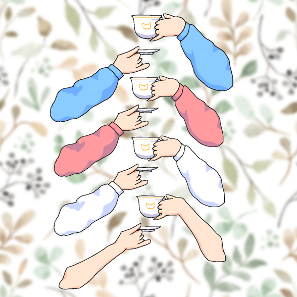 [무료] 고?풍?스러운 잔을 든 손