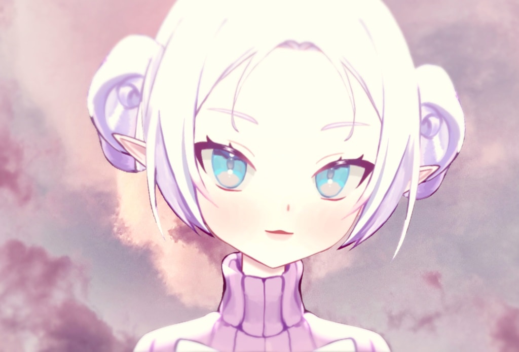 Live 2D Vtuber model- Snow angel