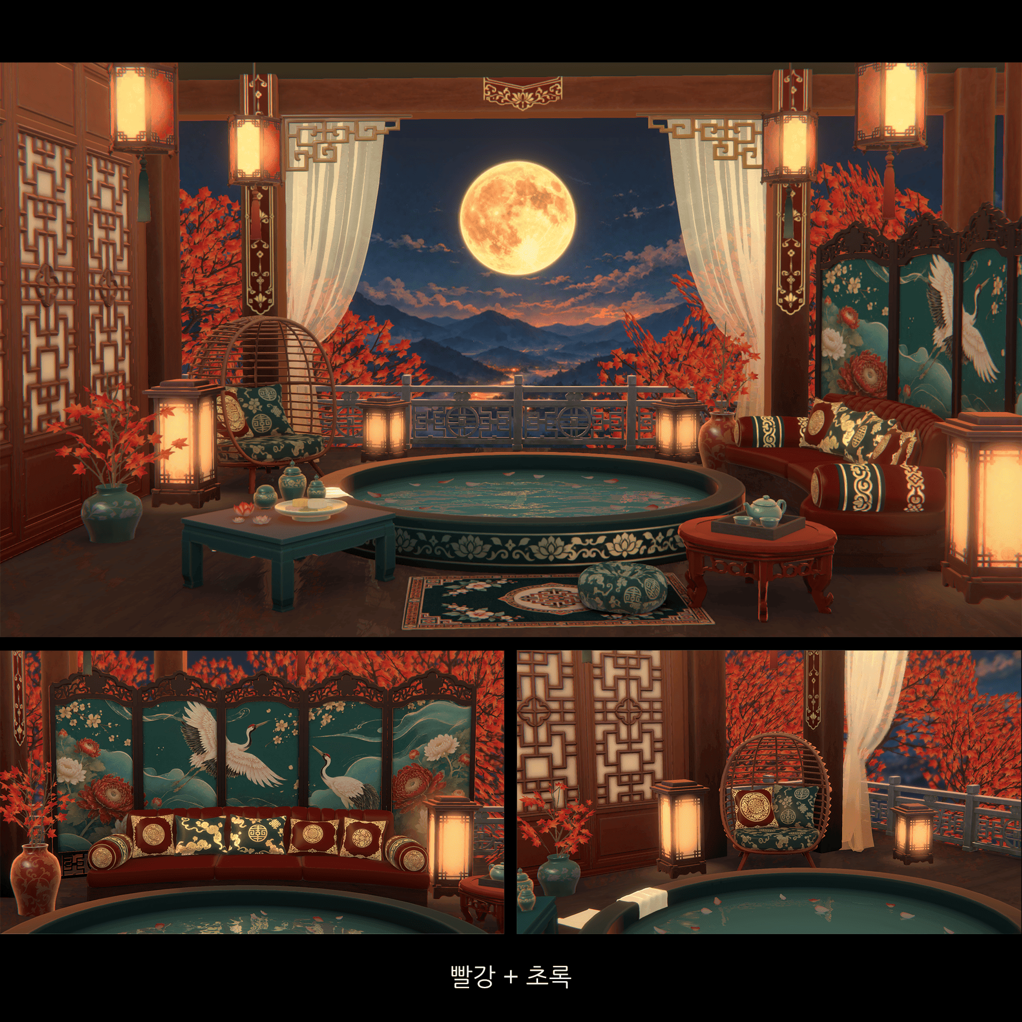 [와루도 일반/프로] 보름달 누각 썸네일 3