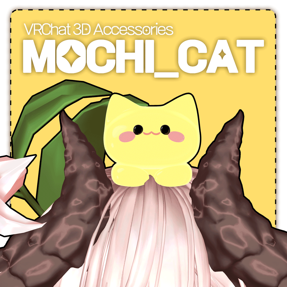 【VRChat 3D Accessories】 모찌냥 썸네일 1
