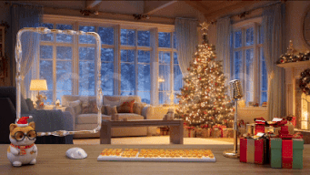 크리스마스 배경 3종 세트/christmas room set /방송배경세트 썸네일 1