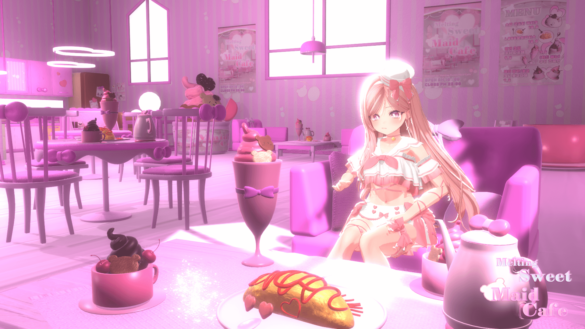 Melting Sweet Maid Cafe (Warudo Pro).Nilotoon 썸네일 4
